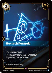 Hextech Formula - Vendetta (VEN) #062/166 - Rare Riftbound Trading Card