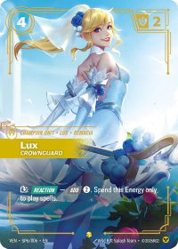 Lux - Crownguard - Vendetta (VEN) #SP6/006 - Showcase Riftbound Trading Card