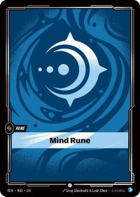 Mind Rune - Vendetta (VEN) #R03 - Common Riftbound Trading Card