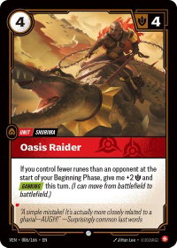Oasis Raider - Vendetta (VEN) #006/166 - Common Riftbound Trading Card