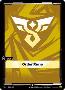 Order Rune - Vendetta (VEN) #R06 - Common Riftbound Trading Card