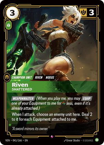 Riven - Shattered - Vendetta (VEN) #041/166 - Rare Riftbound Trading Card