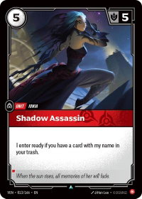 Shadow Assassin - Vendetta (VEN) #013/166 - Uncommon Riftbound Trading Card