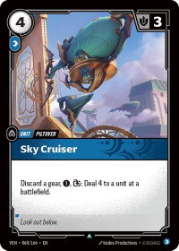 Sky Cruiser - Vendetta (VEN) #060/166 - Uncommon Riftbound Trading Card