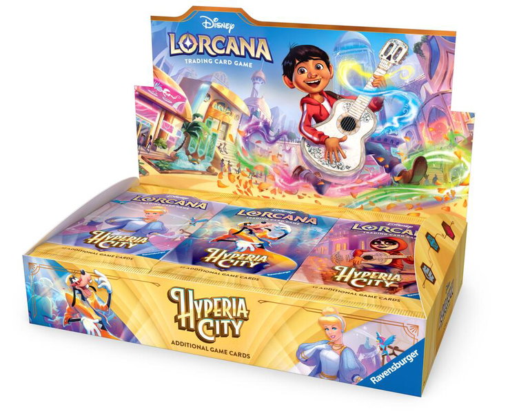 Disney Lorcana: Hyperia City Booster Box trading card from Hyperia City Disney Lorcana: Hyperia City Booster Box - Hyperia City Disney Lorcana trading card