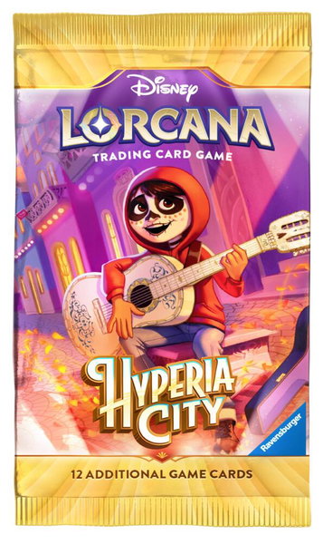 Disney Lorcana: Hyperia City Booster Pack trading card from Hyperia City Disney Lorcana: Hyperia City Booster Pack - Hyperia City Disney Lorcana trading card