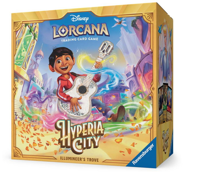 Disney Lorcana: Hyperia City Illumineer's Trove trading card from Hyperia City Disney Lorcana: Hyperia City Illumineer's Trove - Hyperia City Disney Lorcana trading card