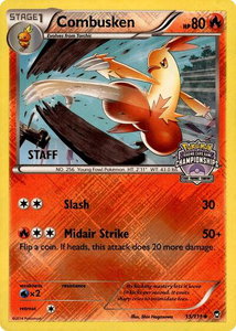 Combusken - 13/111 (State Championships) [Staff] - League & Championship Cards (PR) #13/111 - Promo Pokémon Trading Card