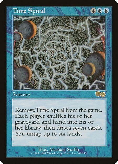 Time Spiral - Urza's Saga Magic: The Gathering trading card