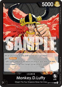 Monkey.D.Luffy (079) - The World's Strongest Warriors (OP17) #OP17-079 - Leader One Piece Trading Card