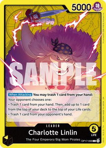 Charlotte Linlin (099) - The World's Strongest Warriors (OP17) #OP17-099 - Leader One Piece Trading Card
