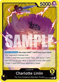 Charlotte Linlin (099) - The World's Strongest Warriors (OP17) #OP17-099 - Leader One Piece Trading Card