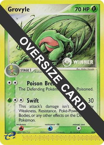 Grovyle - 004 (e-League) [Winner] - Jumbo Cards (PR) #004 - Promo Pokémon Trading Card