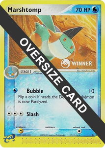 Marshtomp - 011 (e-League) [Winner] - Jumbo Cards (PR) #011 - Promo Pokémon Trading Card