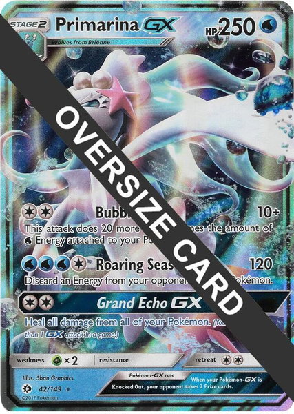 Primarina GX - Jumbo Cards Pokémon trading card