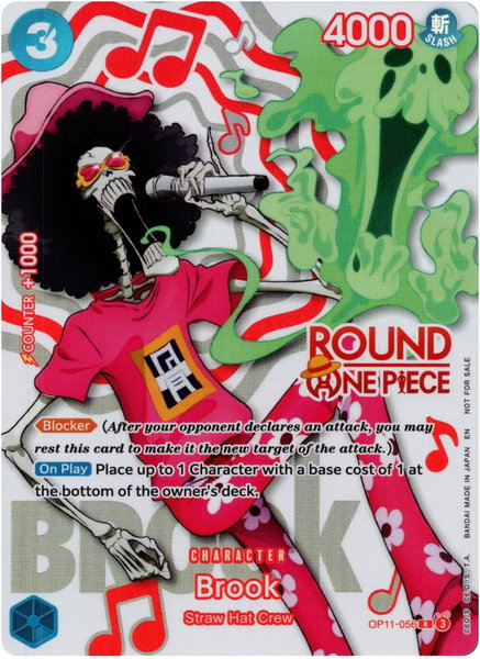 Brook (Round 1 Promo) - One Piece Promotion Cards One Piece trading card