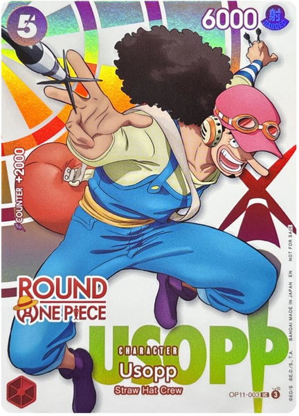 Usopp (Round 1 Promo) trading card from One Piece Promotion Cards Usopp (Round 1 Promo) - One Piece Promotion Cards One Piece trading card