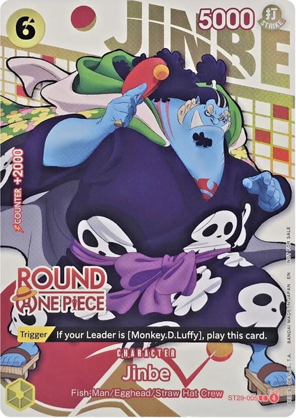 Jinbe (Round 1 Promo) - One Piece Promotion Cards One Piece trading card