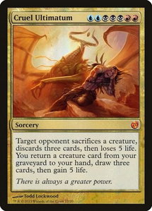Cruel Ultimatum - From the Vault: Twenty (V13) #17 - Mythic Rare Magic: The Gathering Trading Card