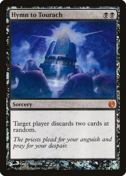 Hymn to Tourach trading card from From the Vault: Twenty Hymn to Tourach - From the Vault: Twenty Magic: The Gathering trading card