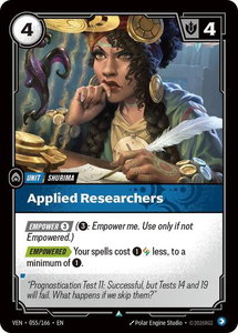 Applied Researchers - Vendetta (VEN) #055/166 - Uncommon Riftbound Trading Card