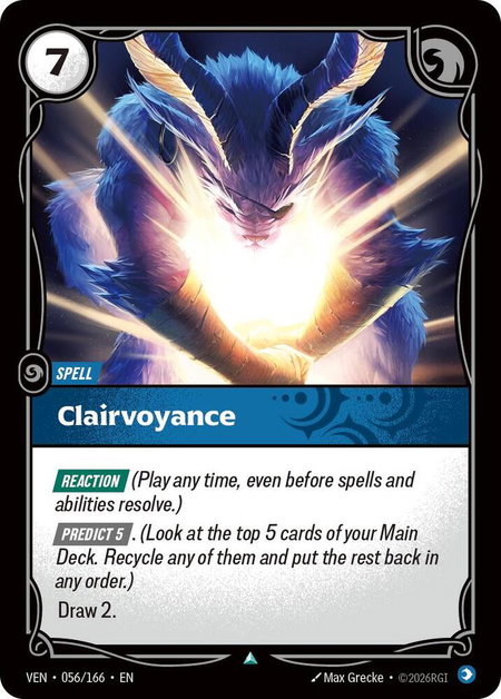 Clairvoyance - Vendetta Riftbound trading card