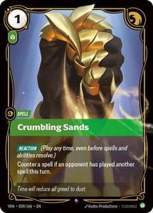 Crumbling Sands - Vendetta (VEN) #039/166 - Rare Riftbound Trading Card