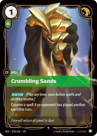 Crumbling Sands - Vendetta (VEN) #039/166 - Rare Riftbound Trading Card