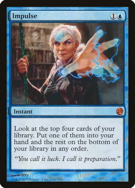 Impulse trading card from From the Vault: Twenty Impulse - From the Vault: Twenty Magic: The Gathering trading card