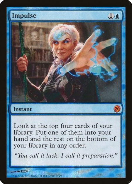 Impulse - From the Vault: Twenty Magic: The Gathering trading card