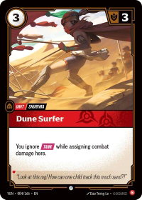 Dune Surfer - Vendetta (VEN) #004/166 - Common Riftbound Trading Card
