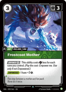 Frostcoat Mother - Vendetta (VEN) #032/166 - Uncommon Riftbound Trading Card