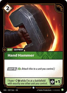 Hand Hammer - Vendetta (VEN) #027/166 - Common Riftbound Trading Card