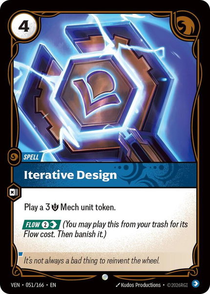 Iterative Design trading card from Vendetta Iterative Design - Vendetta Riftbound trading card