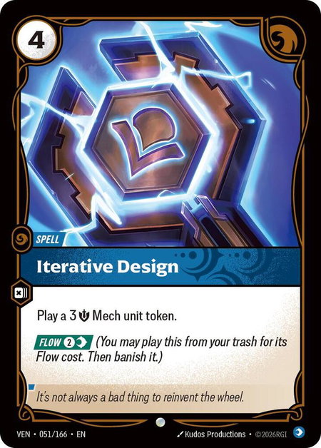 Iterative Design trading card from Vendetta Iterative Design - Vendetta Riftbound trading card