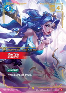 Kai'Sa - Survivor - Vendetta (VEN) #SP1/006 - Showcase Riftbound Trading Card
