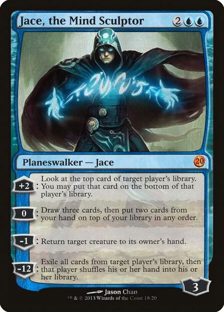 Jace, the Mind Sculptor - From the Vault: Twenty Magic: The Gathering trading card
