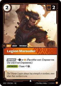 Legion Marauder - Vendetta (VEN) #074/166 - Common Riftbound Trading Card