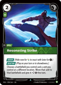 Resonating Strike - Vendetta (VEN) #034/166 - Uncommon Riftbound Trading Card