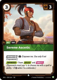 Serene Ascetic - Vendetta (VEN) #030/166 - Common Riftbound Trading Card