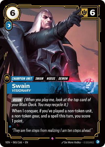 Swain - Visionary - Vendetta (VEN) #065/166 - Rare Riftbound Trading Card