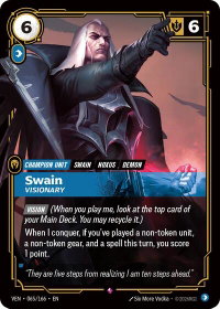 Swain - Visionary - Vendetta (VEN) #065/166 - Rare Riftbound Trading Card