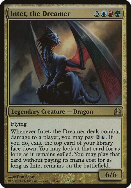 Intet, the Dreamer (Commander) trading card from Oversize Cards Intet, the Dreamer (Commander) - Oversize Cards Magic: The Gathering trading card