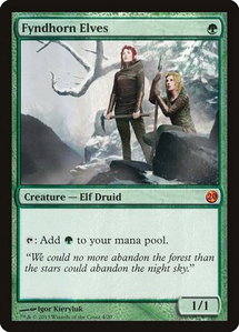 Fyndhorn Elves - From the Vault: Twenty (V13) #4 - Mythic Rare Magic: The Gathering Trading Card