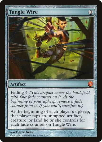 Tangle Wire trading card from From the Vault: Twenty Tangle Wire - From the Vault: Twenty Magic: The Gathering trading card