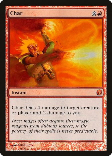 Char - From the Vault: Twenty Magic: The Gathering trading card