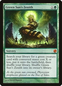 Green Sun's Zenith - From the Vault: Twenty (V13) #19 - Mythic Rare Magic: The Gathering Trading Card