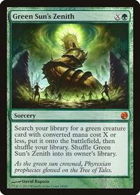 Green Sun's Zenith - From the Vault: Twenty (V13) #19 - Mythic Magic: The Gathering Trading Card