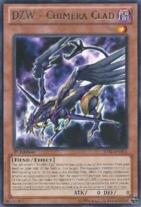 DZW - Chimera Clad trading card from Judgment of the Light DZW - Chimera Clad - Judgment of the Light YuGiOh trading card