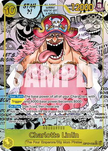 Charlotte Linlin (112) (Manga) - The World's Strongest Warriors (OP17) #OP17-112 - Super Rare One Piece Trading Card